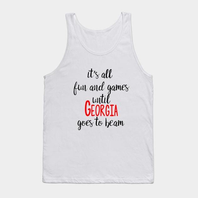 Georgia Beam Tank Top by gainerlayouts